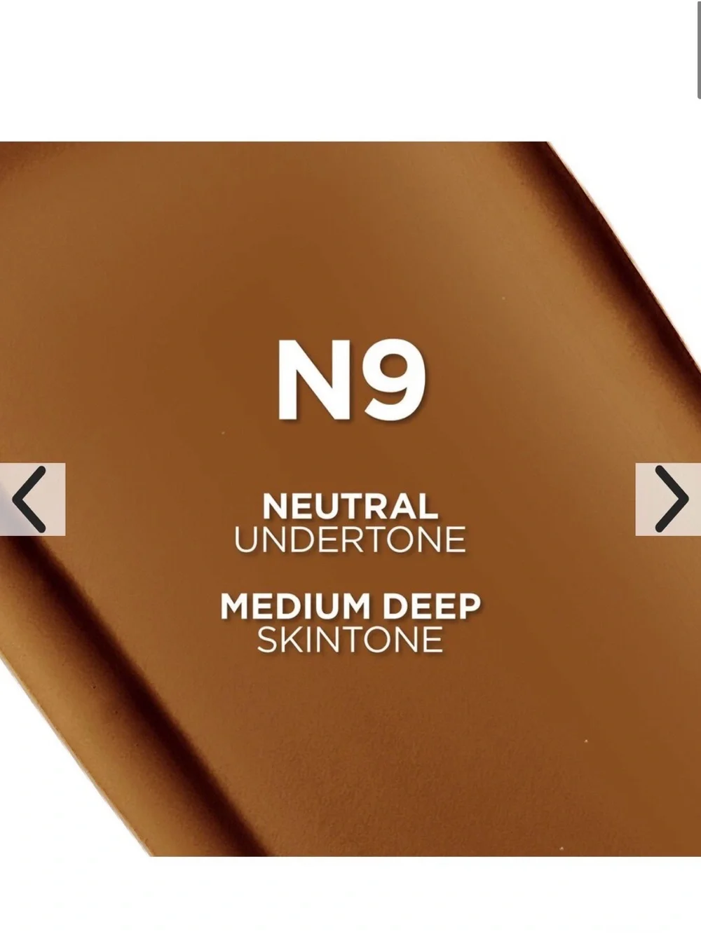 L'Oreal True Match Foundation N9 Neutral Medium Deep - Brown